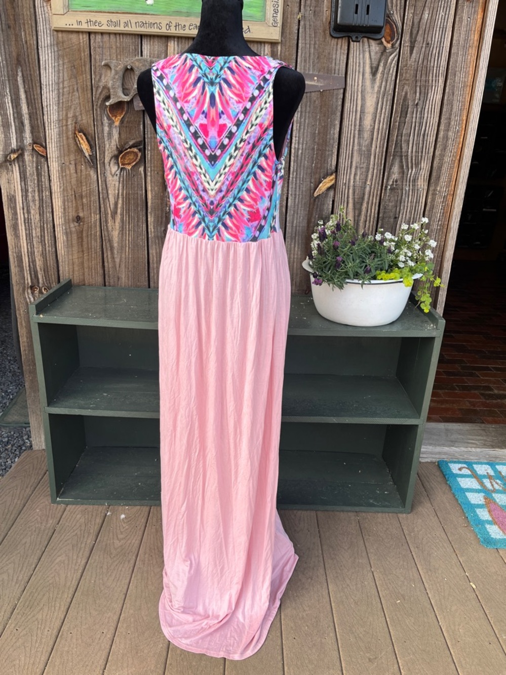 Coco and Main sleeveless maxi dress XL Junior size. - Picture 3 of 5